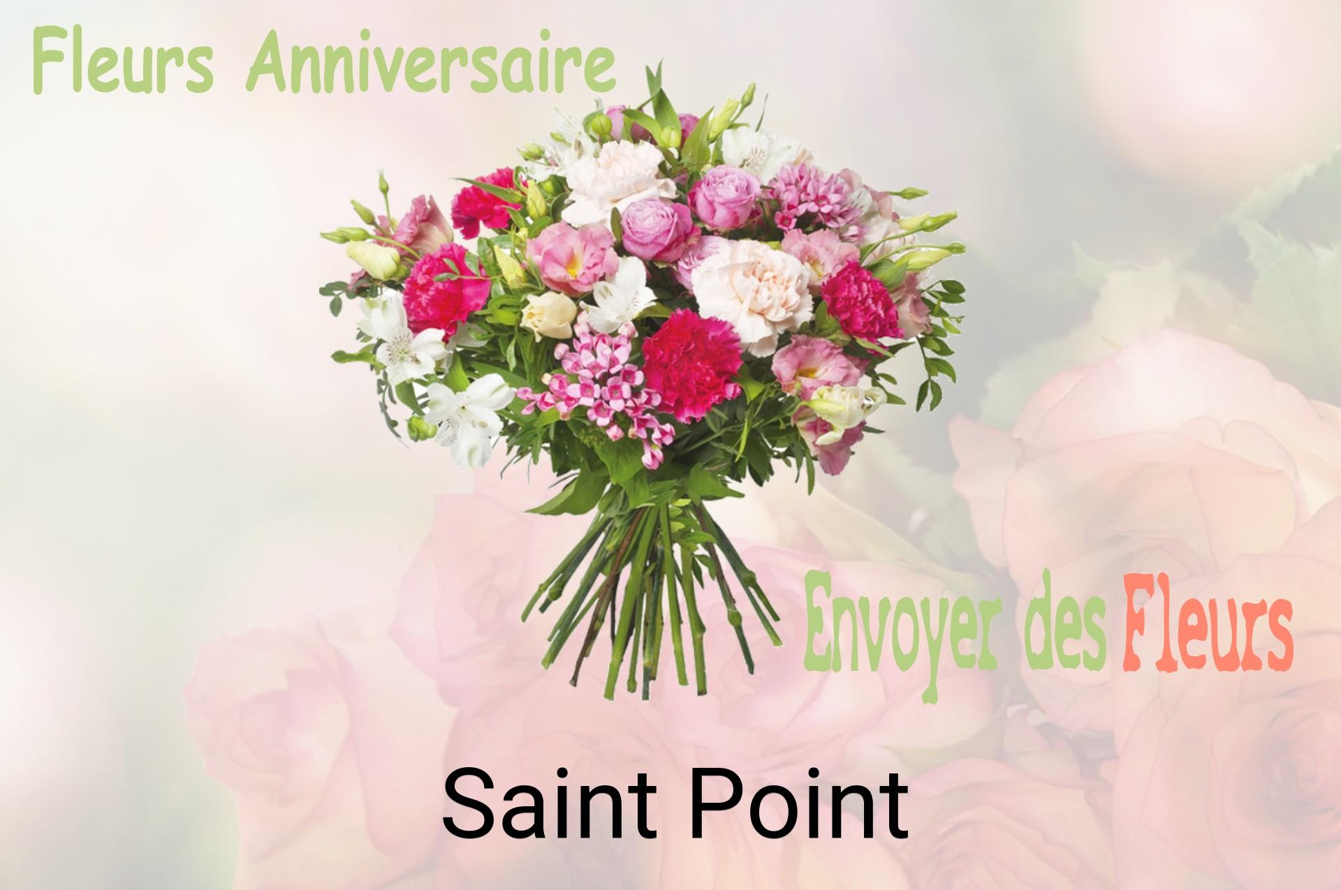 Bouquet de fleurs d’anniversaire livré à Saint-Point