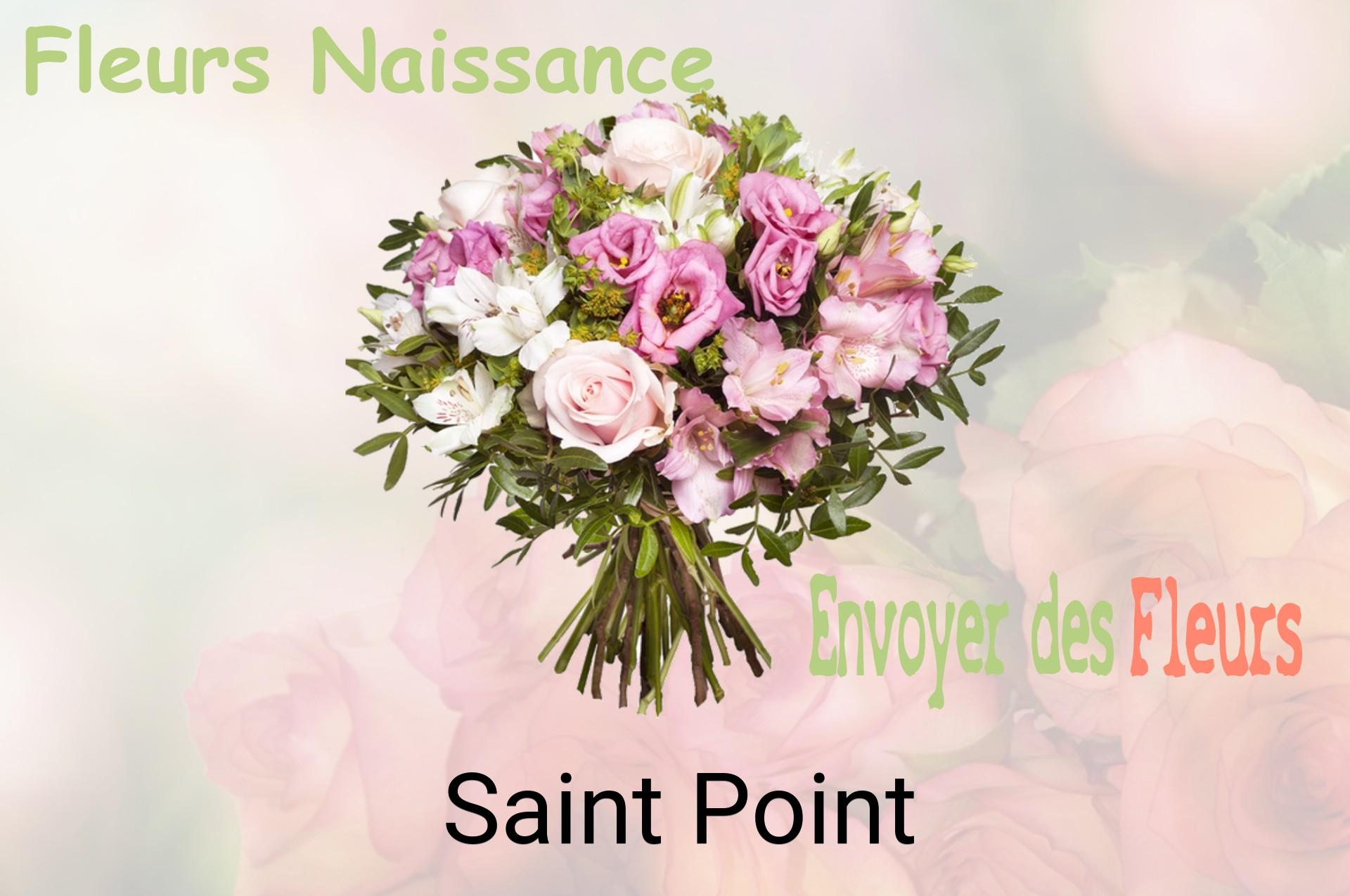 Bouquet de fleurs de naissance livré à Saint-Point